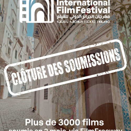 Plus de 3 300 films soumis; Clôture de l’appel à films pour la 12ᵉ édition du Festival International du Film d’Alger