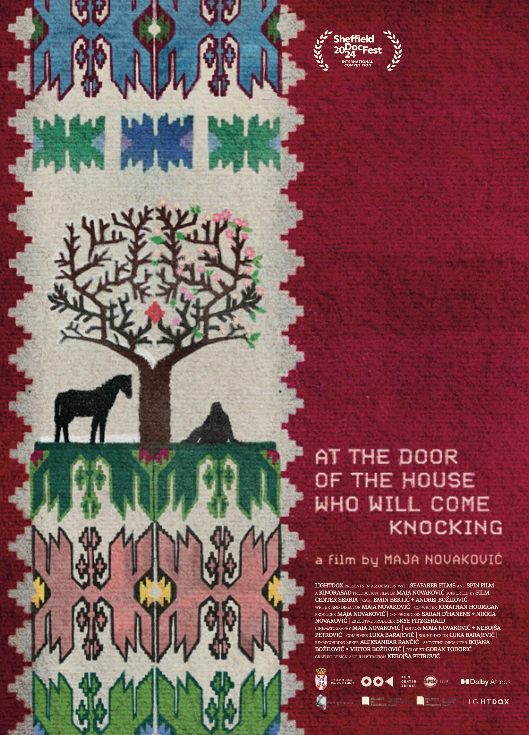 At the door of the house who will come knocking